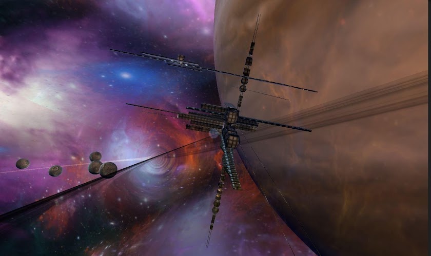 VR Cosmic Roller Coaster Screen 3