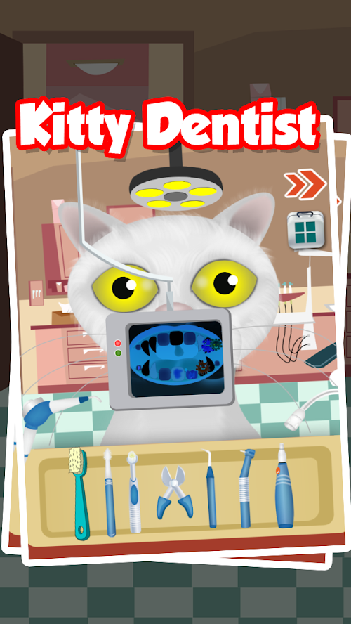 Android application Kitty Dentist - Kids Game screenshort