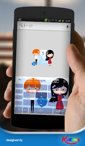 【免費個人化App】Cute Couple Keyboard-APP點子