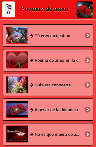 Poemas de amor en español
