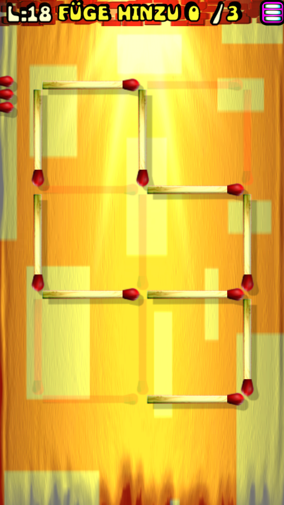 Android application Matches Puzzle Game screenshort