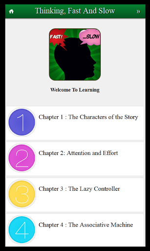 【免費書籍App】Fast Thinking And Slow Free-APP點子