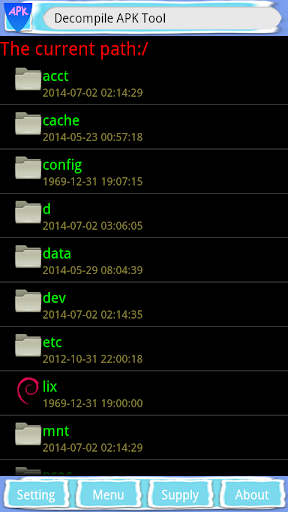 Decompile APK Tool