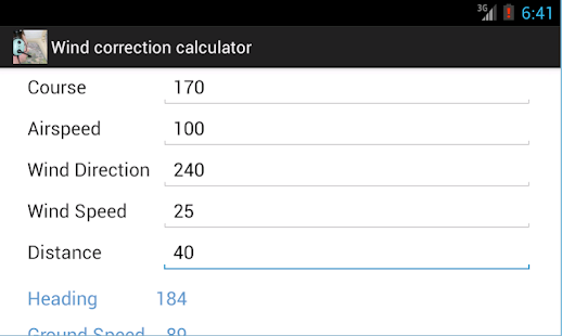 Download Wind correction calculator APK