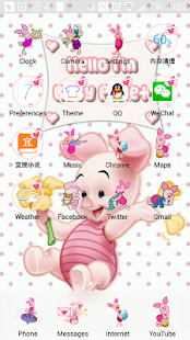 Baby Piglet launcher theme