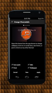 Screenshot Orange Chrometalix-Icon Pack v1.05