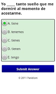 Spanish Tester Lite Screenshots 2