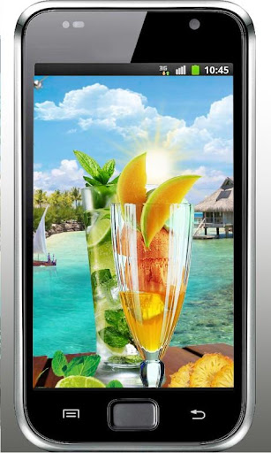 Beach Cocktails live wallpaper