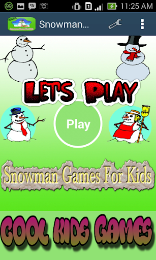 Snowman Games For Kids