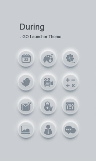 During GO Launcher Theme