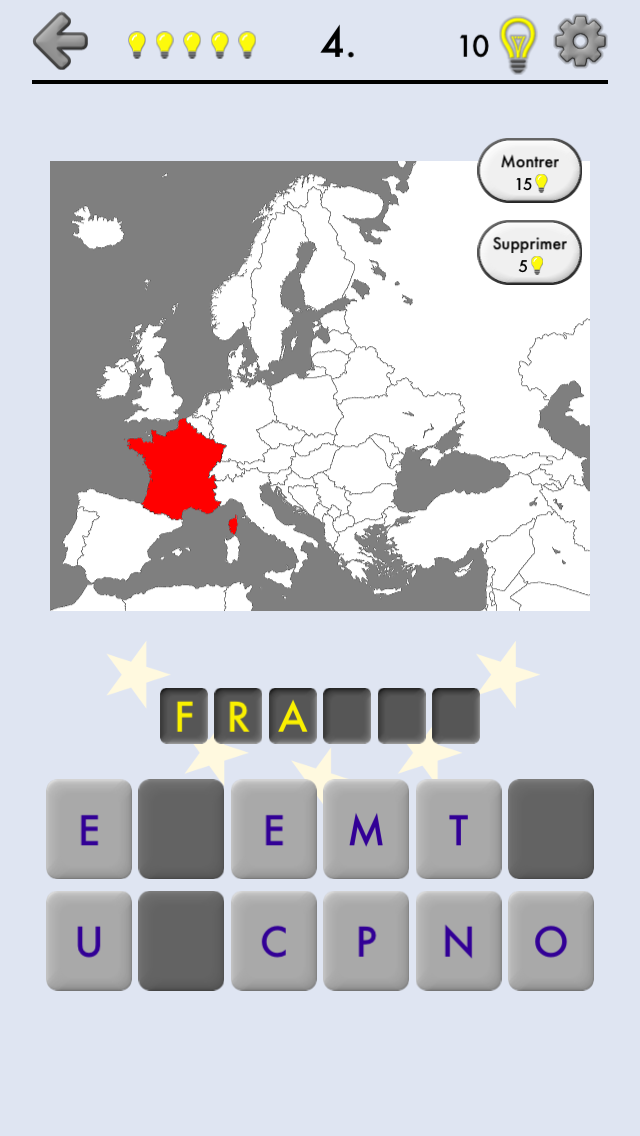 Android application European Countries - Maps, Flags and Capitals Quiz screenshort