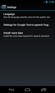 Google Text-to-Speech - screenshot thumbnail