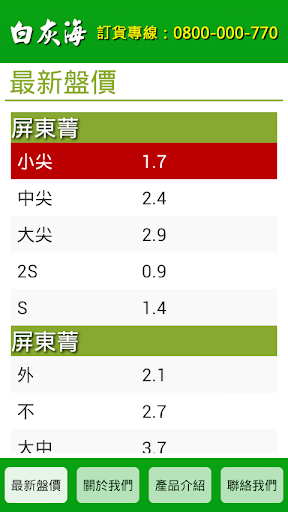 【免費商業App】檳榔，荖葉，荖花時價-APP點子