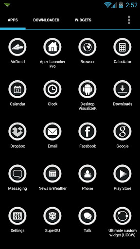 Buttonized Apex ADW Icon Pack