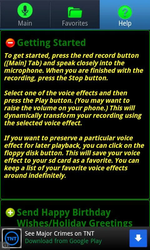 Ultra Voice Changer - screenshot