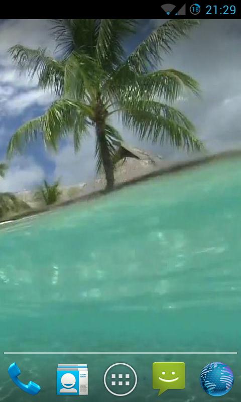 Lagoon Waves Live Wallpaper 2 Screen 3