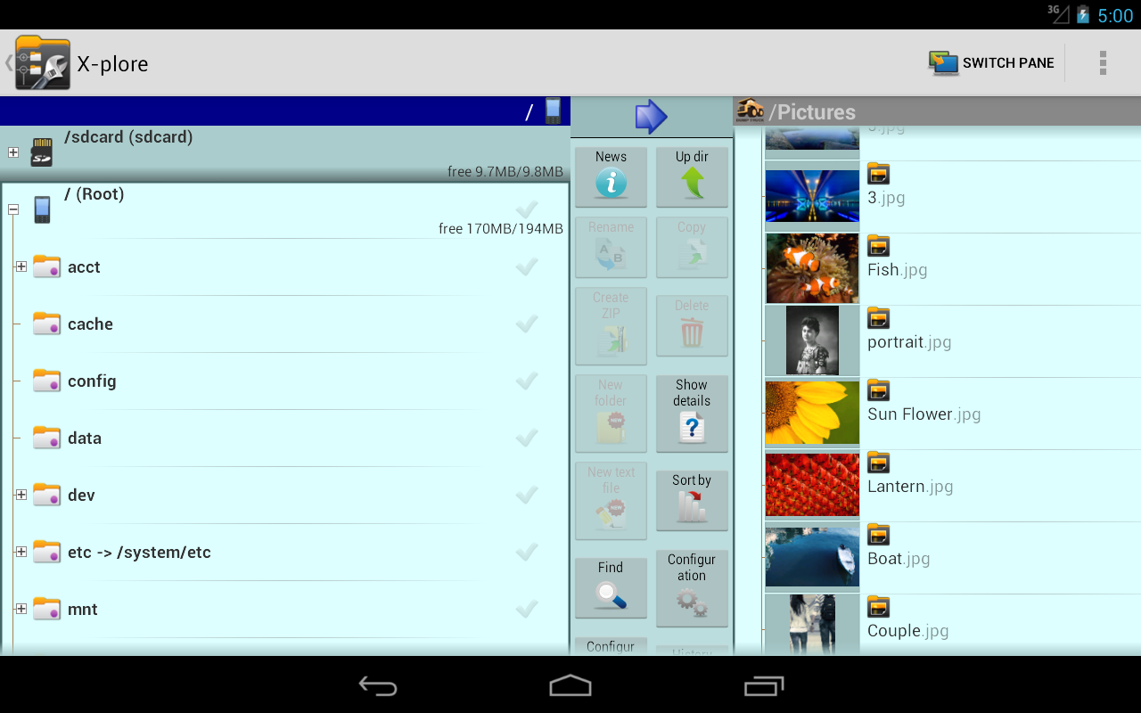 X-plore File Manager- 스크린샷