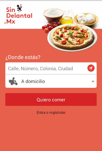 SinDelantal Comida a Domicilio