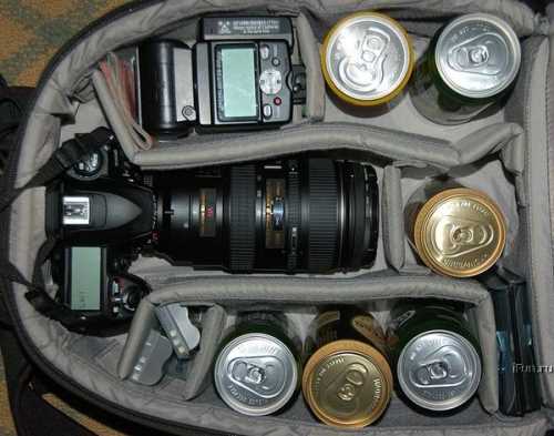 Inside Photographer Bags