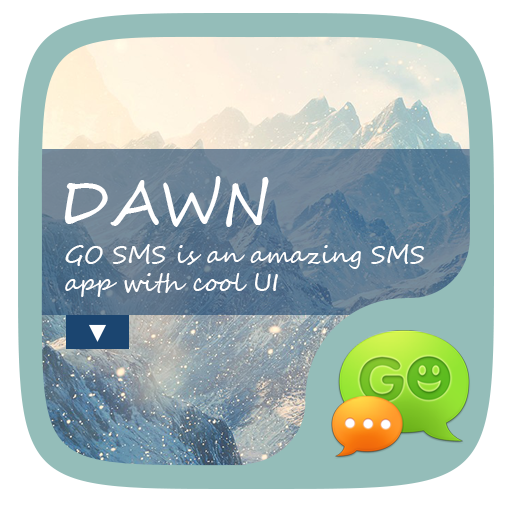 GO SMS PRO DAWN THEME 個人化 App LOGO-APP開箱王