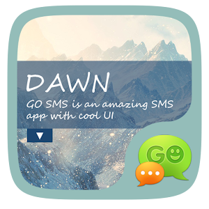 GO SMS PRO DAWN THEME 1.0