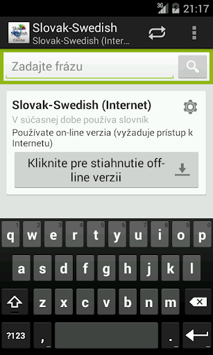 Slovak-Swedish Dictionary