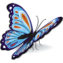 Beautiful Butterfly Wallpaper logo