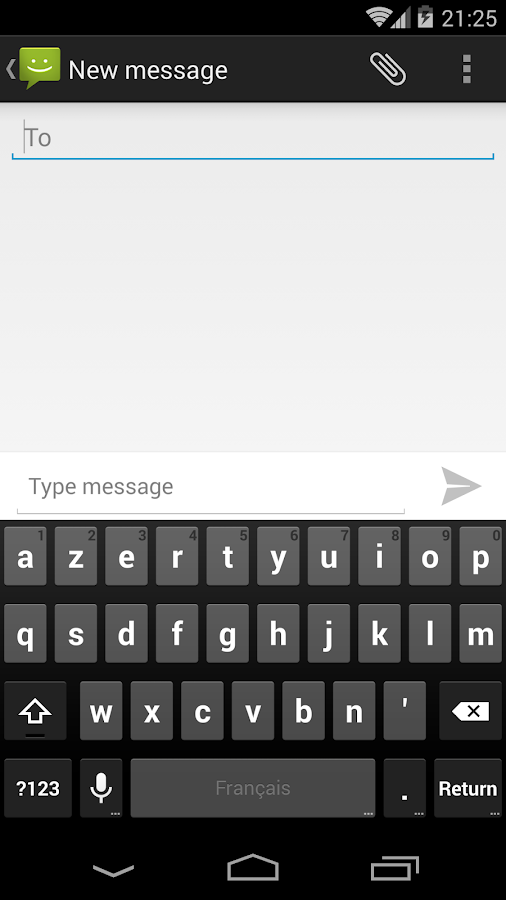 SMS Messaging (AOSP) - screenshot