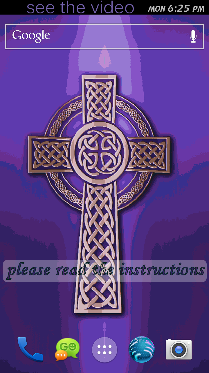Gaelic Cross Live Wallpaper Screen 2