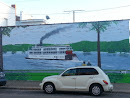 River Boat Mural