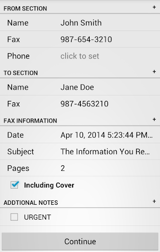 FaxCover Pro Create Cover Page Business app for Android Preview 1