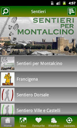 trails Montalcino poster 1