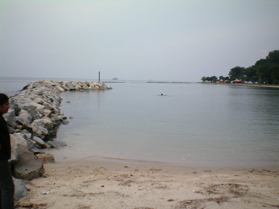 Extrémité ouest de Kusu's Island, côté de notre baie