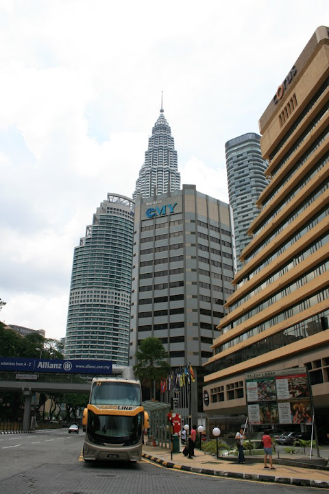 Vue en descendant du bus