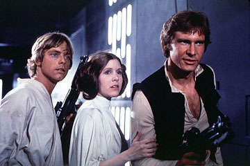 Luke, Leia e Solo