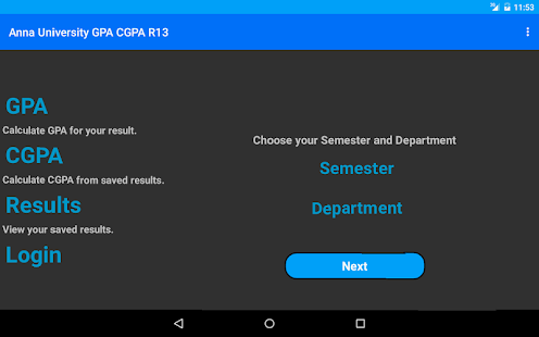 Anna University GPA CGPA R13 Screenshots 4