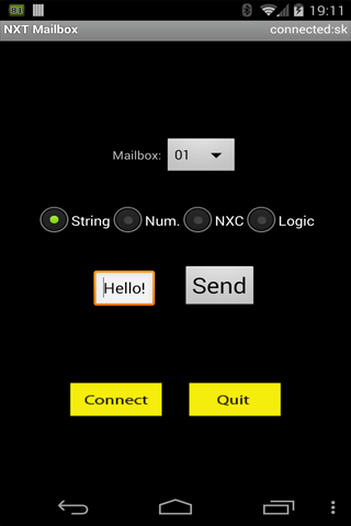 NXT Mailbox Remote