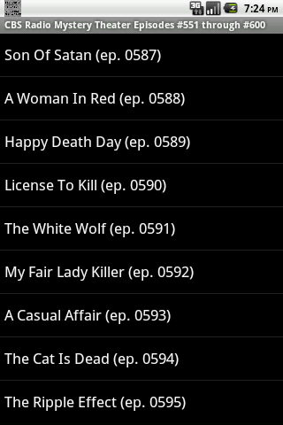 【免費音樂App】CBS Radio Mystery Theater V.12-APP點子