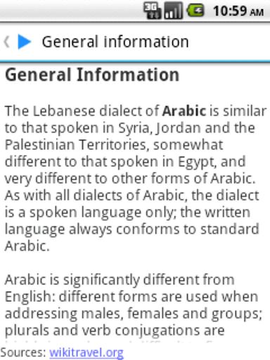 Learn Arabic Lebanese