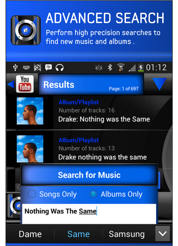 Boom Music Player + YouTube - screenshot