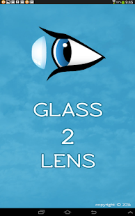 Glass2Lens