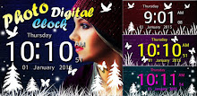Photo Digital Clock Wallpaper APK
