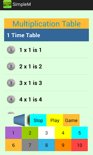 【免費教育App】Multiplication Table 1-10-APP點子