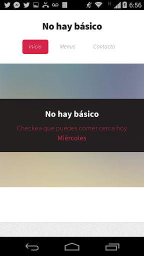 No hay basico