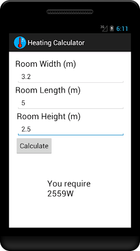 Heating Calculator