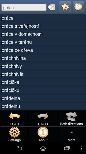 Czech Estonian dictionary