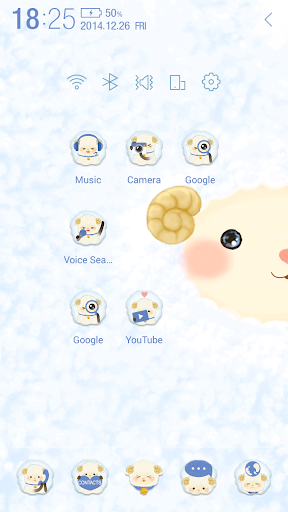 【免費個人化App】Happy Sheep Atom Theme-APP點子