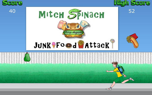 Mitch Spinach Junk Food Attack