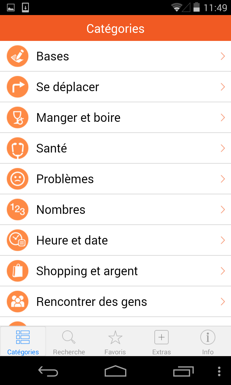 Android application Dutch Translation with Audio screenshort