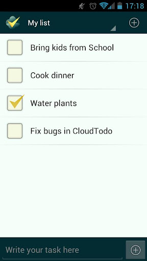 CloudTodo Simple ToDo list